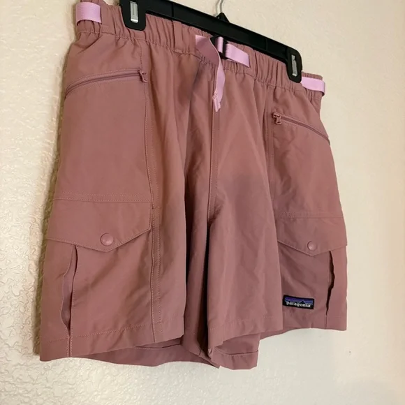 PATAGONIA Womens Outdoor Everyday Shorts - 4 Inch Evening Mauve - Picture 6 of 9